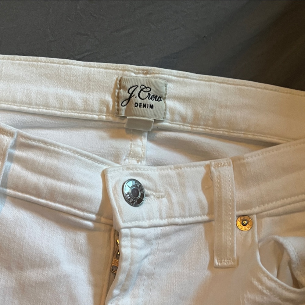 J. Crew white Denim Pants